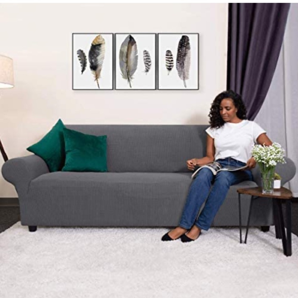 CHUN YI Stretch Oversized Sofa Slipcover 1 Piece Couch Cover